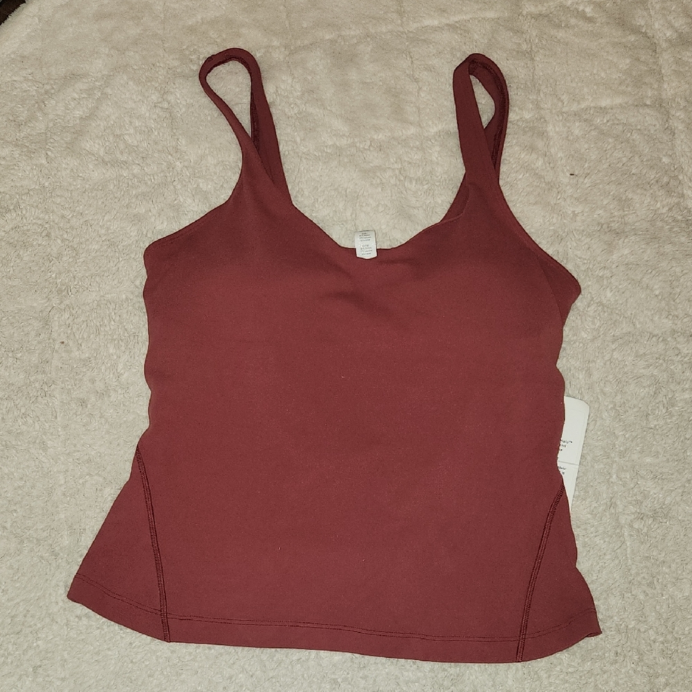 lululemon athletica Burgundy Tank Top